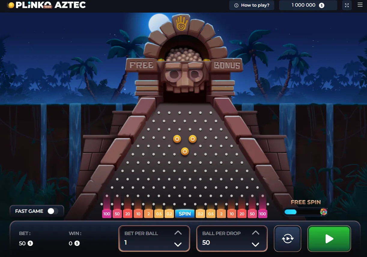 Plinko Aztec 1000